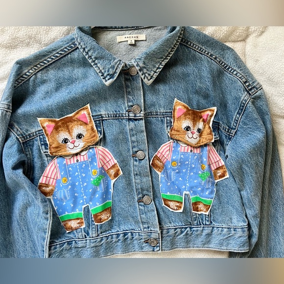 Cat Demin Jacket - Picture 2 of 11